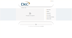 Desktop Screenshot of decbr.com.br