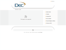 Tablet Screenshot of decbr.com.br